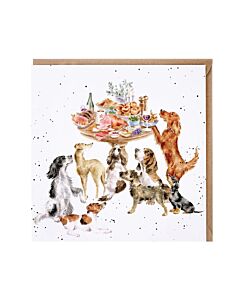 Wrendale Designs Sunday Lunch Dog Card